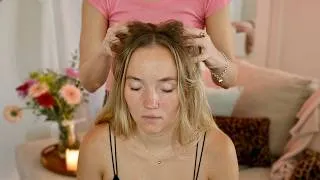 Thumbnail: ASMR Calm Your Restless Mind 😴✨ Hair Play (Hands Only) & Tingly Scratches