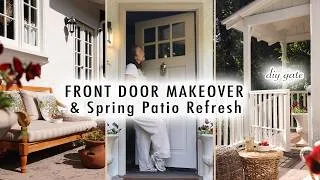 Thumbnail: FRONT DOOR MAKEOVER & Spring Patio Refresh *DIY Gate* | XO MaCenna