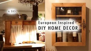 Thumbnail: European DIY HOME DECOR *Budget Friendly & Upcycled* | XO MaCenna