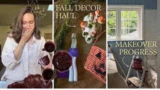 Thumbnail: bathroom makeover progress & FALL DECOR HAUL *must haves* | MaCenna Lee