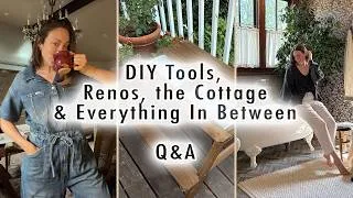 Thumbnail: DIY tools, home renos, the Cottage & everything in Between *Q&A* | MaCenna Lee