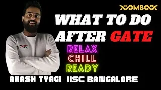 Thumbnail: What to Do After GATE 2021  Akash Tyagi IISc Bangalore TIPS Suggestions & Strategies