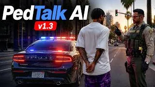 Thumbnail: PedTalk AI v1.3 is INSANE | Voice-Controlled NPCs & Partners in LSPDFR