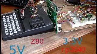 Thumbnail: Connecting the 5V cpu bus of the ZX81 to the 3.3V gpio pins of the Raspberry Pi Pico.