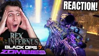 Thumbnail: Black Ops 7 Zombies "Rex Infernus" Gameplay Trailer REACTION & BREAKDOWN!!