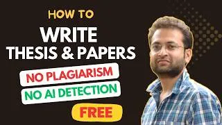 Thumbnail: How to Write a Research Paper Without Plagiarism (Avoid these Mistakes)
