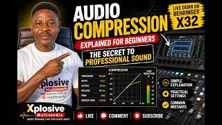 Thumbnail: Audio Compression Explained for Beginners | The Secret to Professional Sound (Behringer X32)