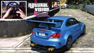 Thumbnail: BMW 1M 🏎️ StanceWorks  - GTA V  steering wheel Logitech G29 🔥