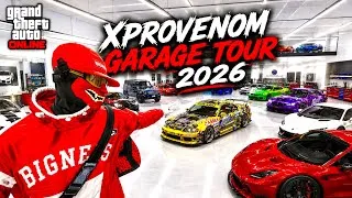 Thumbnail: xprovenom $100M+ GTA Online Car Garage Tour (2026) 