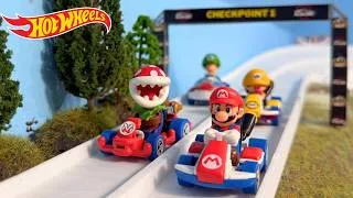 Thumbnail: Mario Kart Hot Wheels - Mario vs BABY WARIO?!