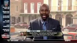 Thumbnail: Jerry Rice responds to Randy Moss claiming to be the greatest wide receiver