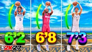 Thumbnail: NBA 2K27 BEST JUMPSHOT for EVERY HEIGHT + RATING + BUILD! BIGGEST GREEN WINDOW! HOW TO SHOOT 2K27