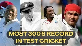 Thumbnail: Most Triple Hundreds (300) Record in Test Cricket | Xtra Sports
