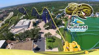 Thumbnail: Steel Eel 4K Front Seat POV - SeaWorld San Antonio