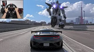 Thumbnail: EPIC Gundam Mech Race | Forza Horizon 6 | Steering Wheel Gameplay