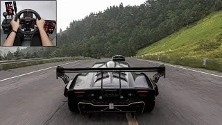 Thumbnail: 1200HP Lamborghini Essenza vs Hypercars | Goliath - Forza Horizon 6 | Steering Wheel Gameplay