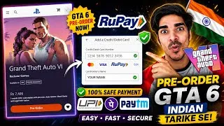 Thumbnail: GTA 6 Pre Order India Kaise Kare? PS5 Par RuPay / UPI / Paytm Se Buy Kare ? Possible or Not GTA 6