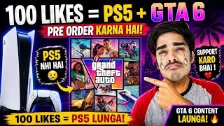 Thumbnail: 😭 Mujhe GTA 6 Pre Order Karna Hai But PS5 Nahi Hai 😢 Please Support Me