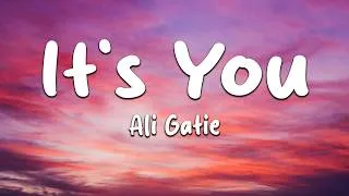Thumbnail: Ali Gatie - It's You (Lyrics)
