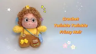 Thumbnail: Crochet Twinkle Twinkle Frizzy Hair ♡| Step-by-Step Tutorial | Móc Twinkle Tóc Xù