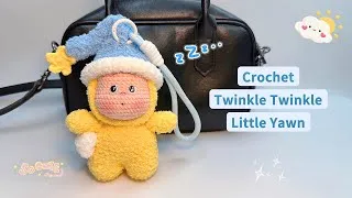 Thumbnail: Crochet Twinkle Twinkle Little Yawn 💙| Step-by-Step for Beginners | Móc Twinkle Buồn Ngủ
