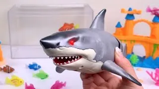 Thumbnail: Toy ASMR 🐋 Zuru Robo Alive White Shark & Aquarium Playset Satisfying with Unboxing | Review Toys