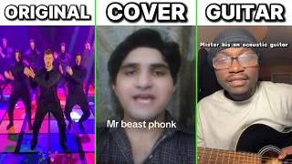 Thumbnail: Mr Beast Rizz Original vs Cover vs Guitar