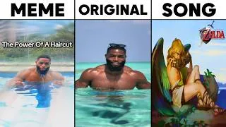 Thumbnail: The Power Of A Haircut Meme vs Original vs Song (Great Fairy Fountain Zelda)