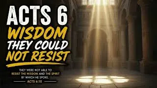 Thumbnail: BOOK OF ACTS (Ma`asei) 6   ---   WISDOM THEY COULD NOT RESIST
