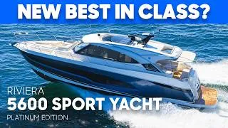 Thumbnail: The BEST Owner-Operated Sport Yacht? | Riviera 5600 Platinum Edition Tour & Review