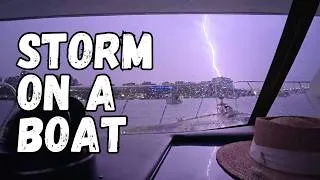 Thumbnail: We Survived The WORST Thunder Storm On A Boat