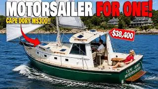 Thumbnail: Cape Dory MS300: The BEST Tiny Motorsailer for Solo Sailing After 60 (Under $40k)