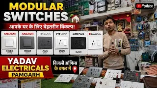 Thumbnail: Modular Switche Socket Plate for Home 🏡 #electric #bijli #wholesale #explore #modularseat #anchor 