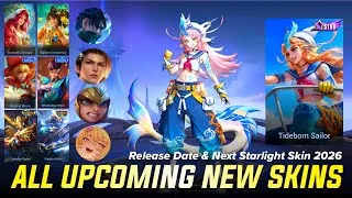 Thumbnail: ALL UPCOMING SKIN MOBILE LEGENDS - RELEASE DATE & NEXT STARLIGHT SKIN 2026 | ML LEAKS