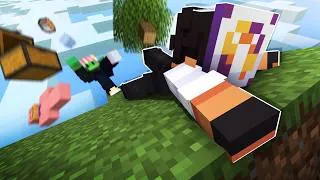 Thumbnail: Skyblock but the island has realistic physics
