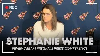 Thumbnail: Stephanie White Pregame Media at Fever vs. Dream