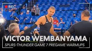 Thumbnail: Victor Wembanyama Western Conference Finals Game 7 Pregame Warmups