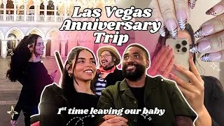 Thumbnail: We Left Our Baby for the First Time… Vegas Anniversary Trip ❤️🎰 | Press On Nails + Travel Vlog
