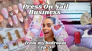 Thumbnail: How Much Money I Made Running A PRESS ON NAIL BUSINESS From My Bedroom + Valentines Day Nails