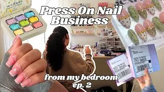 Thumbnail: Running A PRESS ON NAIL BUSINESS From My Bedroom | How to Do Aura Nails Without an Airbrush Machine