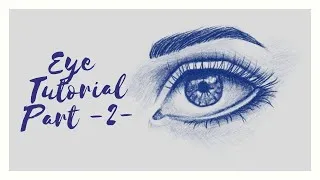 Thumbnail: How to draw an Eye? Time lapse Eye drawing (Part 2).