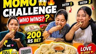 Thumbnail: Momo Challenge 🤤 Who Wins 200 Rs Momo Challenge ? Full Masti & Love | Yalisa Diaries