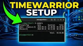 Thumbnail: How to Download & Install Timewarrior on Linux | Time Tracking Made Simple