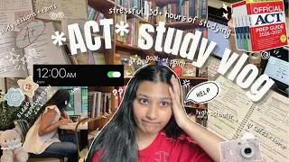 Thumbnail: productive & realistic ACT study vlog | exam season, ACT exam prep, study motivation
