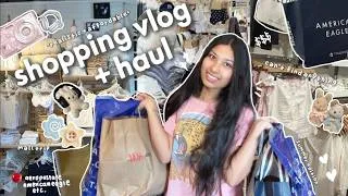 Thumbnail: summer shopping vlog + clothing haul | 🧸🩰✨ realistic + affordable @ american eagle, aeropostale, etc