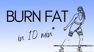 Thumbnail: Burn Fat Fast! 🔥 10 Min High Impact Walking Workout