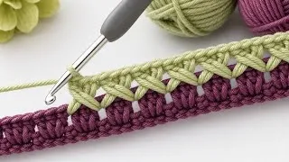 Thumbnail: Fun Edging 🩷 Easy Crochet Stitch 🧁Cupcakes 