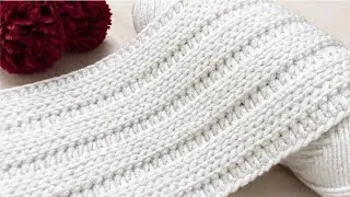 Thumbnail: Pretty Crochet Stitch 🧶 Fun Idea for Baby Blanket 👶 