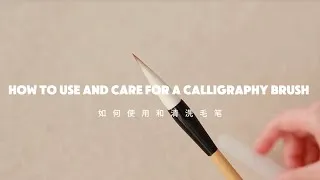 Thumbnail: Chinese Calligraphy Basics 1｜How to Use and Care for a Calligraphy Brush  วิธีใช้และดูแลพู่กัน 