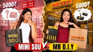 Thumbnail: Shopping challenge ❤️🤣 Miniso VS Mr, DIY😆❤️✨Let’s see who wins🤫🤪||Yashasvi Rajpoot|| 